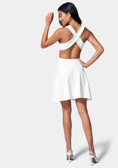 Cross Back Skater Dress
