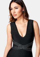 Bandage Rhinestone Dress