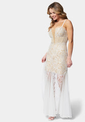Lace Corset Mermaid Gown