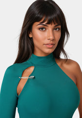 Power Rib One Sleeve Bodysuit