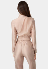 Light Sheer Voile Bomber