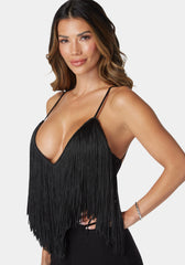 Festival Fringe Neck Jumpsuit