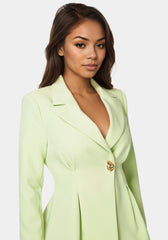 Tailored Pleat Details Blazer