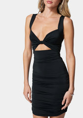 Front Cutout Mini Dress