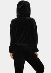 Embellished Zip Up Hoodie