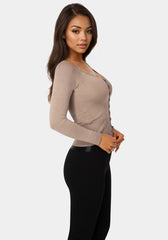 Light Weight Halter Neck Tie Cardigan