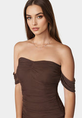 Ruched Midi Dress