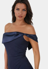 Off Shoulder Straight Leg Jumpsuit