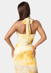 Halter Wrap Tie Top