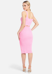 Rib Two Piece Dress
