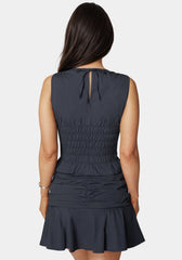Ruched Ruffle Top