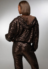 Sequin Hoodie Jacket