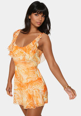 Off Shoulder Flowy Romper