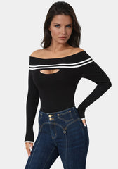 Off Shoulder Sweater
