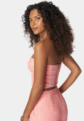 Lace Bustier Top
