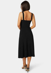 Sweetheart Fit & Flare Midi Dress