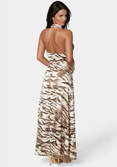 Estelle Pleated Maxi Dress