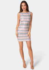 Missioni Sequin Sleeveless Dress