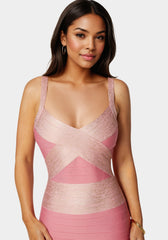 Color Block Bandage Dress