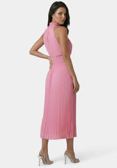 Sleeveless Pleated Dress