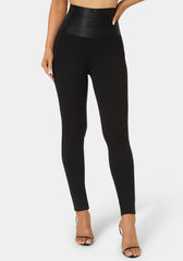Satiny High Waist Leggings