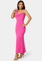 Airflow Cowl Maxi Dress