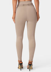 High Waist Thin Belts Legging