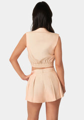 Tailored Crossover Vest Top
