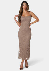 Marseille Lace Square Neck Tank Dress