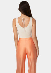 Shell-Look Button Knit Top