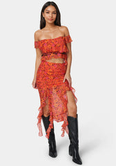 Ruffle Fringe Top