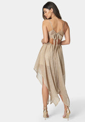Dolce Pleat Sharkbite Maxi With Tie Back