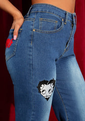 Betty Boop Flare Jean