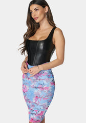 Square Neck Corset Dress