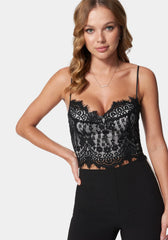 Lace Bustier Top