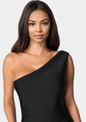 Bandage One Shoulder Dress
