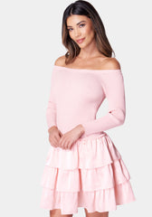 Off The Shoulder Tiered Dress