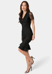 Bandage & Lace Dress