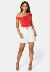 Flowy Belted Short