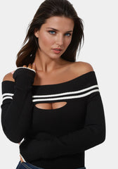 Off Shoulder Sweater