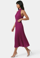 Sleeveless Pleated Dress