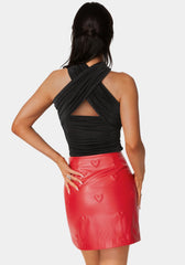 Shirring Knit Top