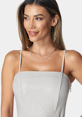 Crystal Strapless Pencil Dress