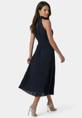 Sleeveless Pleated Dress
