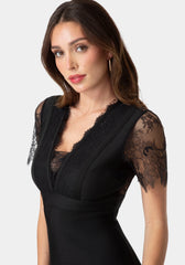Bandage & Lace Dress
