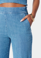High Waist Wide Leg Denim Pant
