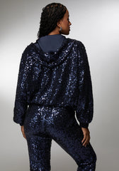 Sequin Hoodie Jacket