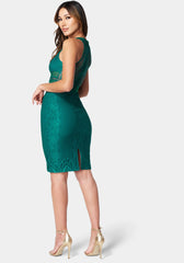 Lace Tank Midi Dress