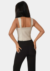 Stripe Corset Top