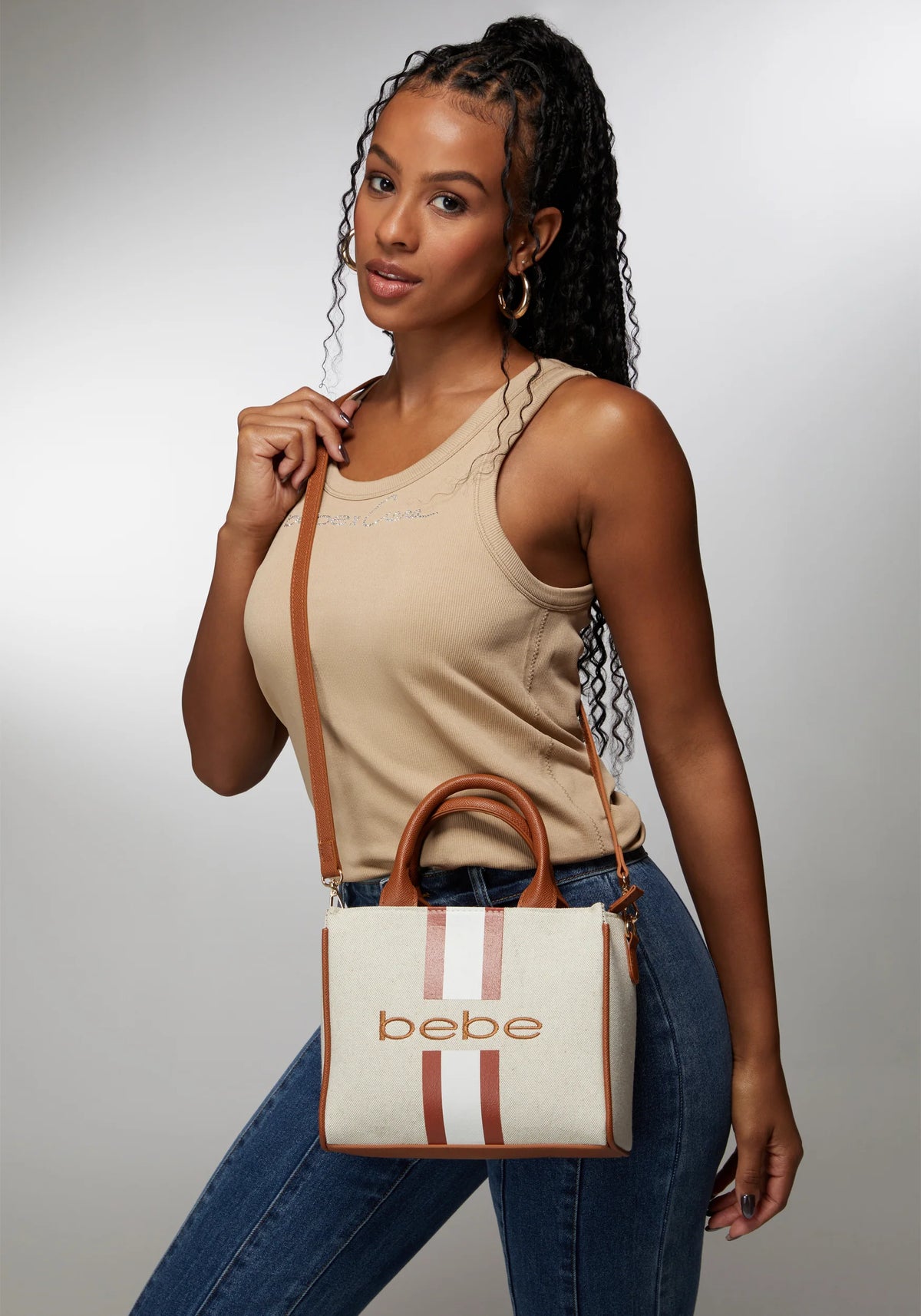 Paisley Mini Canvas Satchel